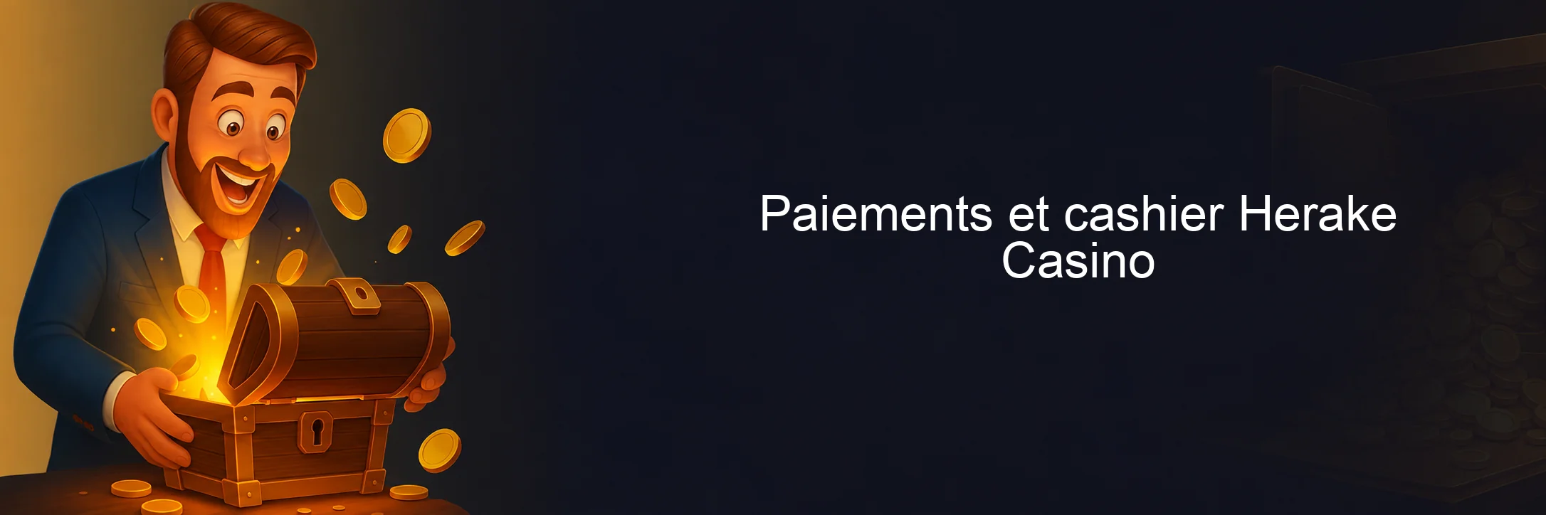 Paiements et cashier Herake Casino