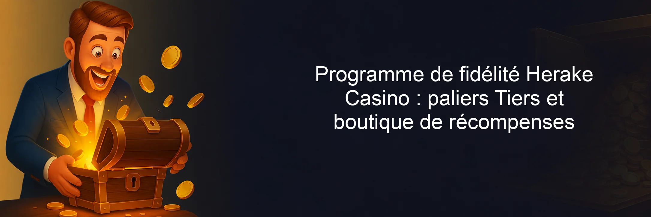 Programme de fidélité Herake Casino : paliers Tiers et boutique de récompenses